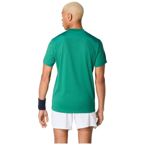 Tee-shirt Asics Court SS Top Homme 25 Vert