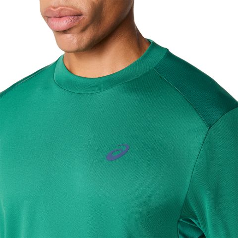 Tee-shirt Asics Court SS Top Homme 25 Vert