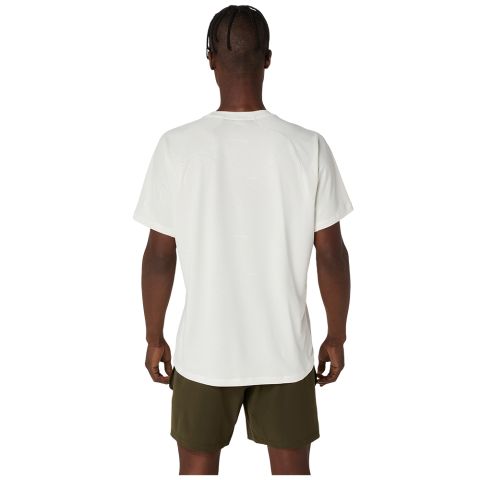 Tee-shirt Asics Game All Over Print SS Homme Cream