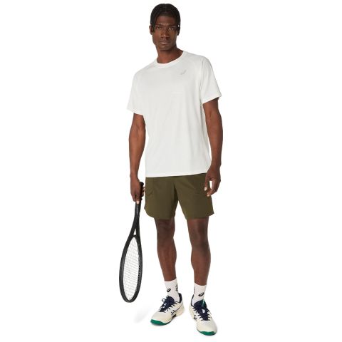 Tee-shirt Asics Game All Over Print SS Homme Cream