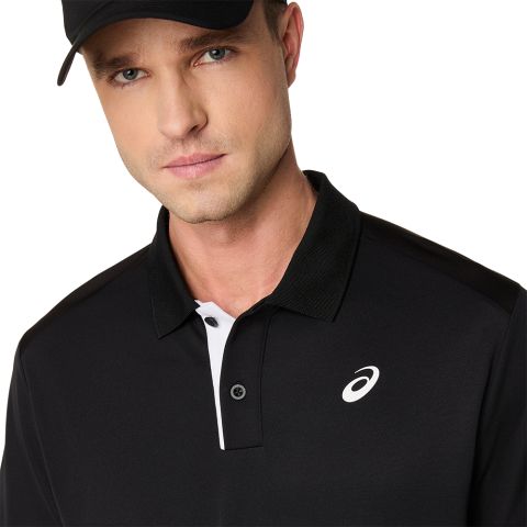 Polo Asics Court Homme 25 Noir