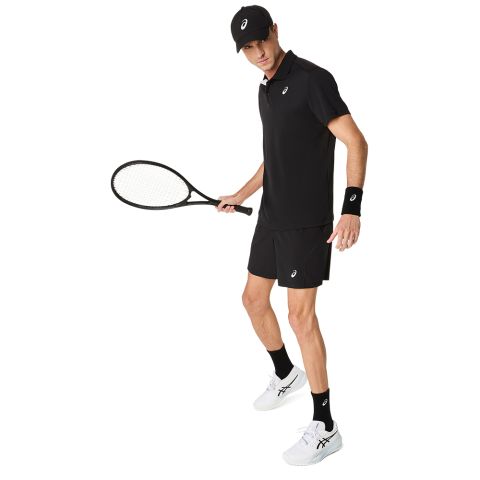 Polo Asics Court Homme 25 Noir