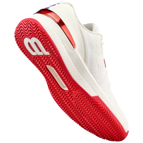 Chaussures Tennis Wilson Intrigue Pro Femme Tofu/Red