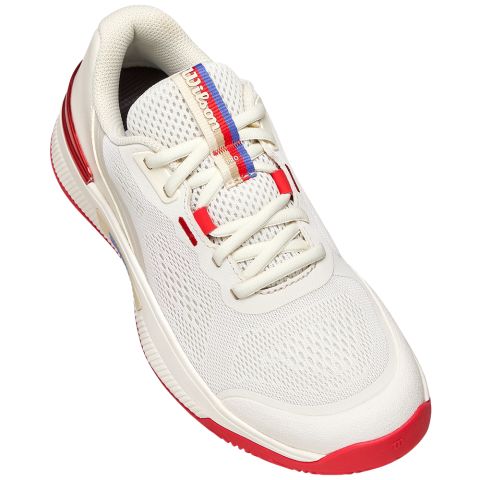 Chaussures Tennis Wilson Intrigue Pro Femme Tofu/Red