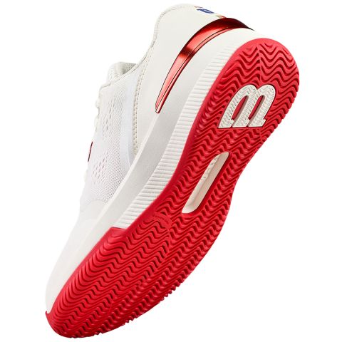 Chaussures Tennis Wilson Intrigue Pro Femme Tofu/Red