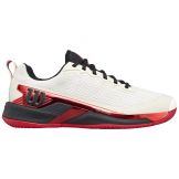 Chaussures Tennis Wilson Rush Pro 4.5 Homme Beige/Rouge