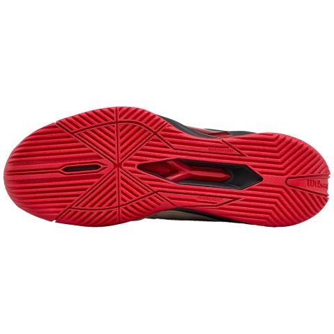 Chaussures Tennis Wilson Rush Pro 4.5 Homme Tofu/Red