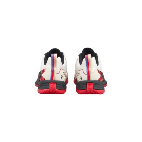 Chaussures Tennis Wilson Rush Pro 4.5 Homme Tofu/Red