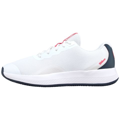Chaussures Tennis Wilson Intrigue Lite Femme Blanc/Bleu Marine