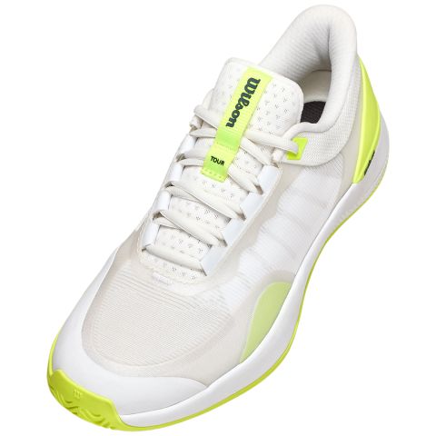 Chaussures Tennis Wilson Intrigue Tour Femme Blanc/Jaune