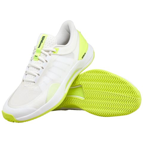 Chaussures Tennis Wilson Intrigue Tour Femme Blanc/Jaune