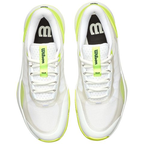 Chaussures Tennis Wilson Intrigue Tour Femme Blanc/Jaune