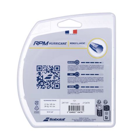 Garniture Babolat RPM Hurricane Blanc