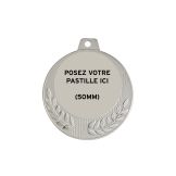 Médaille Q-007A 70mm Argent