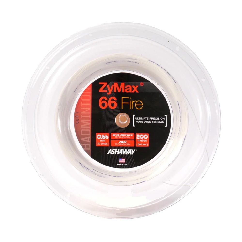 Bobine Ashaway Zymax 66 Fire Blanc Bobine Ashaway Zymax 66 Fire Blanc