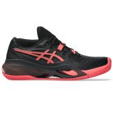 Chaussures Tennis Asics Gel Resolution X Terre Battue Femme Noir/Orange