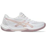 Chaussures Badminton Asics Gel Rocket 12 Femme Blanc/Rose
