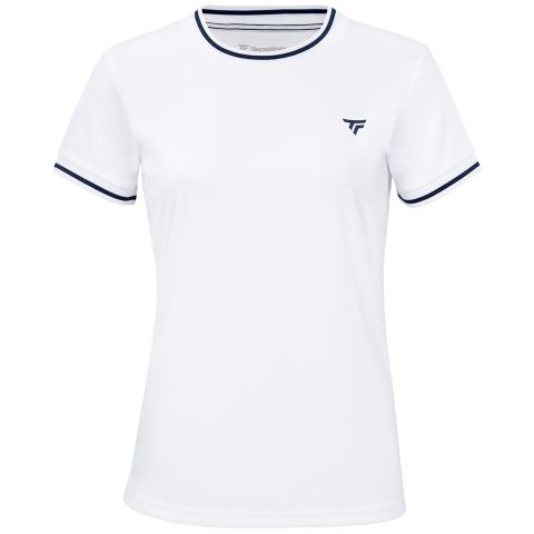 Tee-shirt Tecnifibre Team Tech Fille Blanc 26