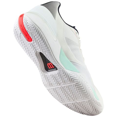 Chaussures Tennis Wilson Rush Tour 5 Homme Wh/Bay/Fiery