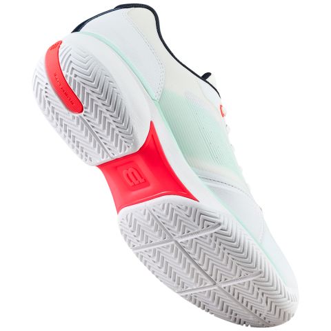 Chaussures Tennis Wilson Rush Lite 5 Homme Wh/Bay/Fiery