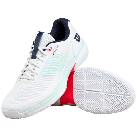 Chaussures Tennis Wilson Rush Lite 5 Homme Wh/Bay/Fiery
