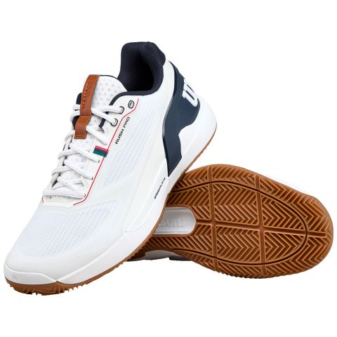 Chaussures Tennis Wilson Rush Pro 5 Terre Battue Homme CLC Wh/Na