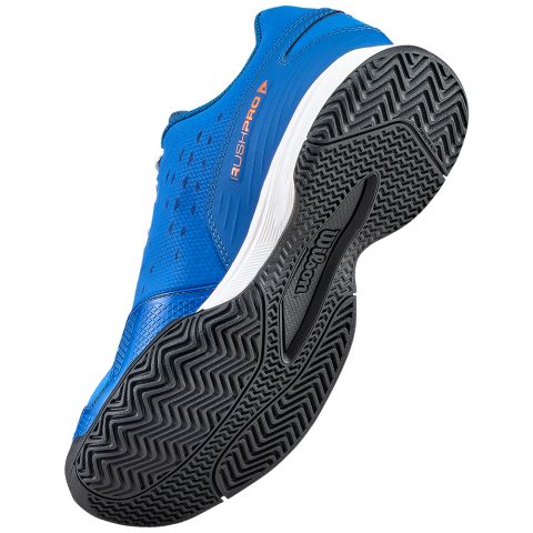 Chaussures Tennis Wilson Rush Pro Jr L D V Blue/Or