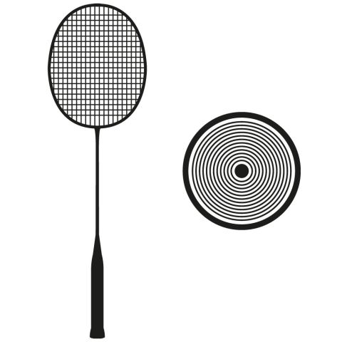 Option recordage Raquette Badminton