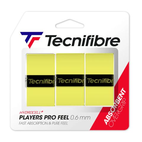 Surgrips Tecnifibre Players Pro Feel Lime x3