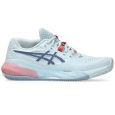 Chaussures Tennis Asics Gel Resolution X Terre Battue Femme Bleu Clair