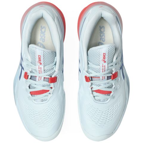 Chaussures Tennis Asics Gel Resolution X Terre Battue Femme Bleu Clair