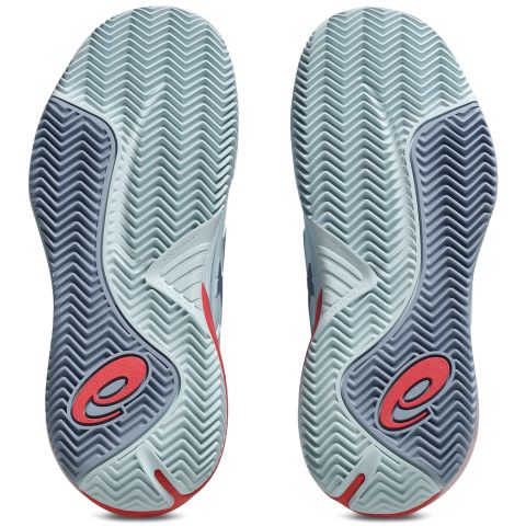 Chaussures Tennis Asics Gel Resolution X Terre Battue Femme Bleu Clair