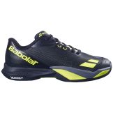 Chaussures Tennis Babolat Jet Mach 4 Terre Battue Homme Noir/Jaune