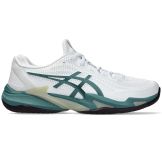 Chaussures Tennis Asics Court FF 3 Homme Blanc/Vert Foncé
