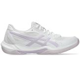 Chaussures Badminton Asics Gel Rocket 12 Femme Blanc/Rose Pâle