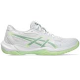 Chaussures Badminton Asics Gel Rocket 12 Femme Blanc/Vert