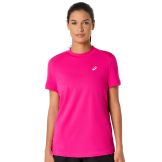 Tee-shirt Asics Court SS Top Femme Rose
