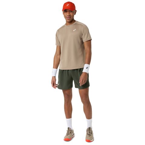 Tee-shirt Asics Game SS Homme Beige