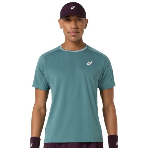 Tee-shirt Asics Game SS Homme Bleu Canard