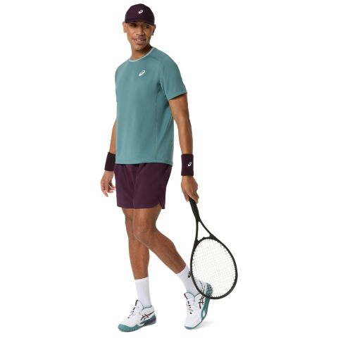 Tee-shirt Asics Game SS Homme Bleu Canard