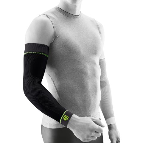 Manchons de Compression Bauerfeind Bras Long Noir x2