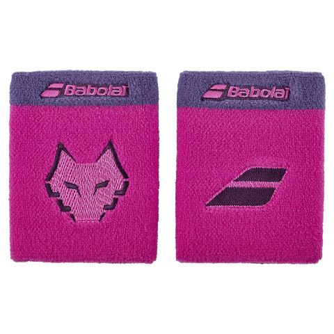 Poignets Babolat Jumbo Lebron Violet/Rose x2