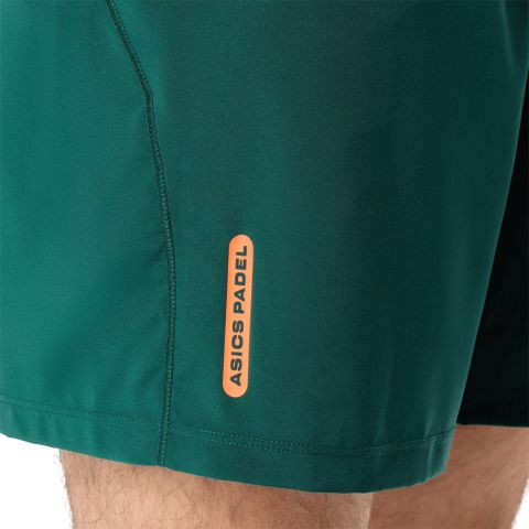 Short Asics Padel Court 7in Homme Vert Emeraude