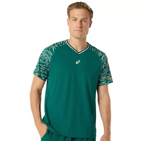 Tee-shirt Asics Padel Court SS Top Homme Vert