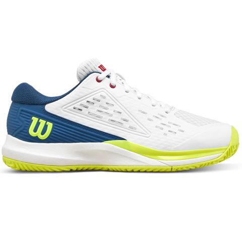 Chaussures Tennis Wilson Rush Pro Ace Junior Blanc/Bleu