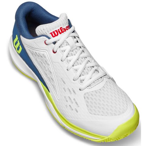 Chaussures Tennis Wilson Rush Pro Ace Junior Blanc/Bleu