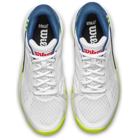 Chaussures Tennis Wilson Rush Pro Ace Junior Blanc/Bleu