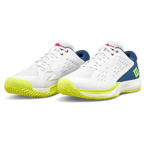 Chaussures Tennis Wilson Rush Pro Ace Junior Blanc/Bleu