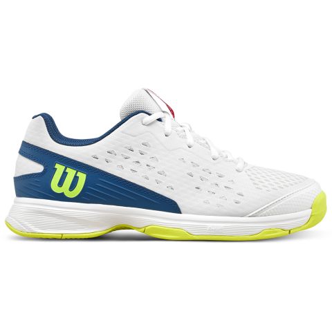 Chaussures Tennis Wilson Rush Pro Ace L Junior Blanc/Bleu
