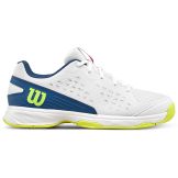 Chaussures Tennis Wilson Rush Pro Ace L Junior Blanc/Bleu